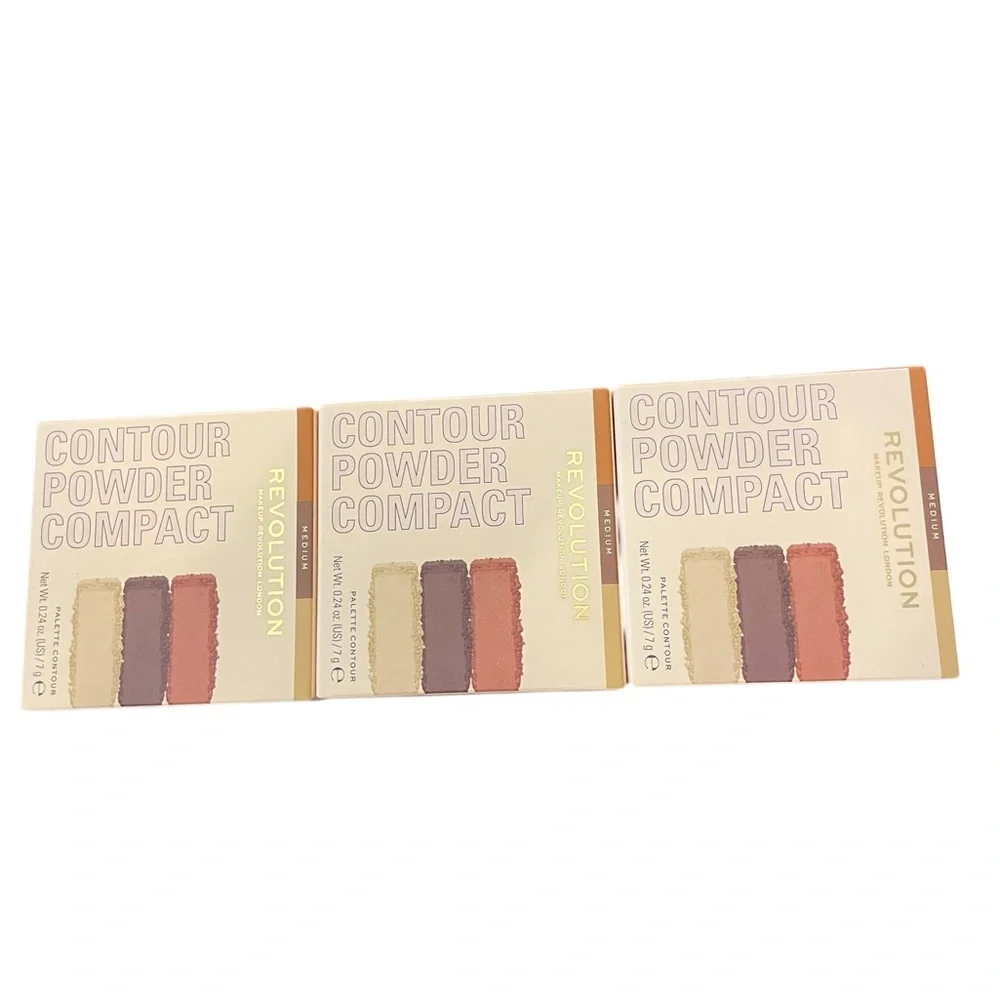 Makeup Revolution London Palette Contour Powder Compact Medium‎ Highlight Shade